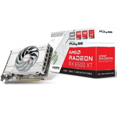 Tarjeta Gráfica Sapphire PULSE Radeon RX 6500 XT ITX Pure Gaming/ 4GB GDDR6