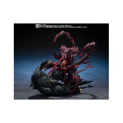 Pack 2 figuras tamashii nations godzilla jr. destoroyah evolution set