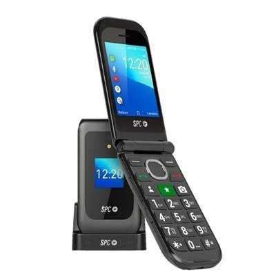 Telefono movil spc 2316n jaser 2 black tipo tapa - 2.8pulgadas - micro sd - radio - wifi - bluetooth