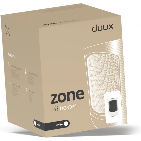 Calefactor cerámico Zone Duux DXCH43, 1.500 W, blanco - imagen 10
