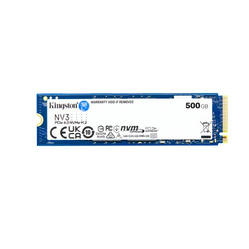 Kingston Technology NV3 M.2 500 GB PCI Express 4.0 NVMe 3D NAND