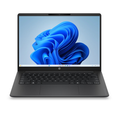 OmniBook 3 Laptop AI 14-ht0010nsx Intel Core Ultra 5 225U Portátil 35,6 cm (14) 2K 8 GB DDR5-SDRAM 256 GB SSD Wi-Fi 6 (802.11ax) Windows 11 Home AI PC Negro, Gris