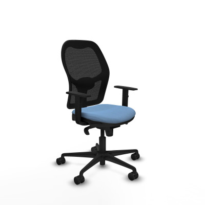 Jorquera sincro malla negra bali azul cielo brazos 1D base nailon ruedas 65mm nailon