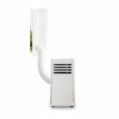 Cecotec Cubierta para Ventanas Correderas - Poliester - Aisla Del Exterior - Cremallera y Cinta Adhesiva - Facil de Sellar - Resistente y Duradera - 163x35cm - Color Blanco