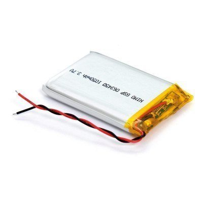 Bateria Litio 3,7V 1100mA Cto.Control 34x50x6mm GSP063450