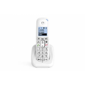 Teléfono inalámbrico Dect Alcatel VERSATIS XL 785, teclas grandes, blanco