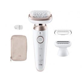 Braun Silk-épil 9 Flex 9-030 3D 40 pinzas Rosa, Blanco