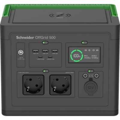 ESTACION DE ENERGIA PORTATIL APC PPS500-GR OFFGRID 500 517Wh 749W ENTRADA CC 2xAC USB CARGA INALAMBR