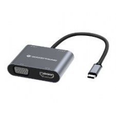 Adaptador Conceptronic 4 En 1 Usb-c 3.0 Gris