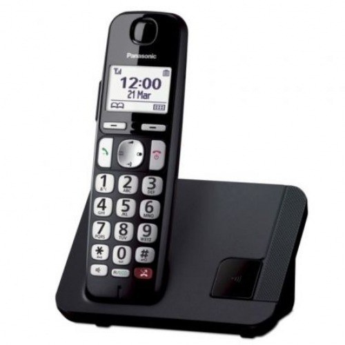 Teléfono Inalámbrico Panasonic KX-TGE250SPB/ Negro