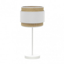 Sobremesa Alto Kandy 1xe27 Natural/blanco 67x30x30 Cm