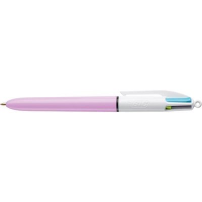 BIC Boligrafo 4 colores Fun tinta aceite punta media