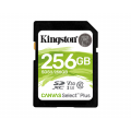 Kingston Canvas Select Plus - Tarjeta de memoria flash - 256 GB - Video Class V30 / UHS-I U3 / Class10 - SDXC UHS-I