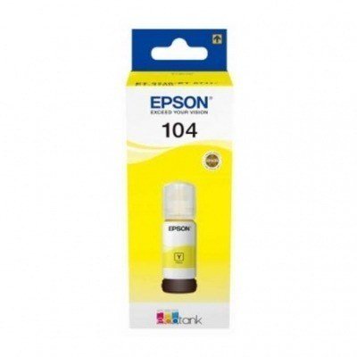 Epson 104 Amarillo Botella de Tinta Original - C13T00P440