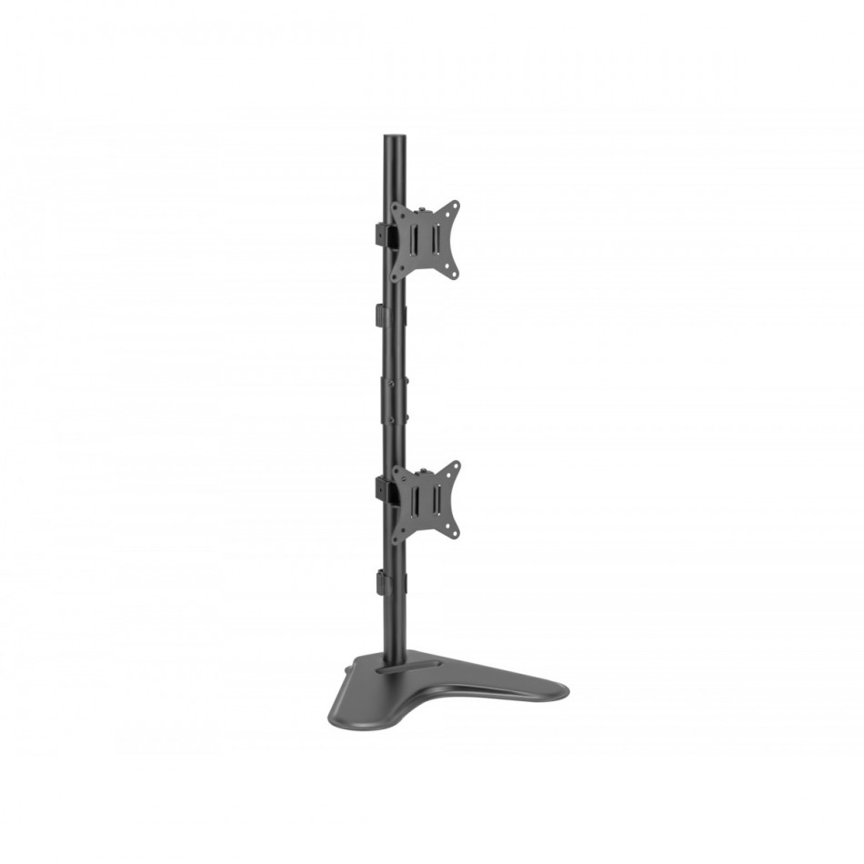 Soporte de sobremesa para dos monitores verticales de 17-32