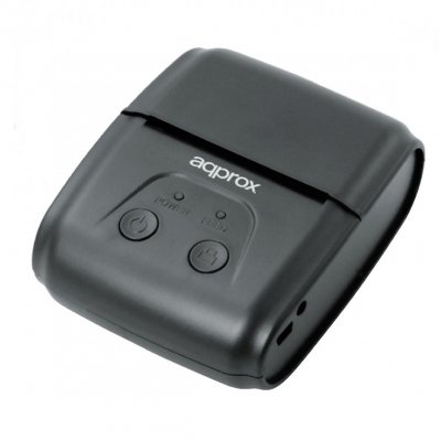 Impresora de tiquets termica directa portatil approx apppos58portable usb - bluetooth - rs232