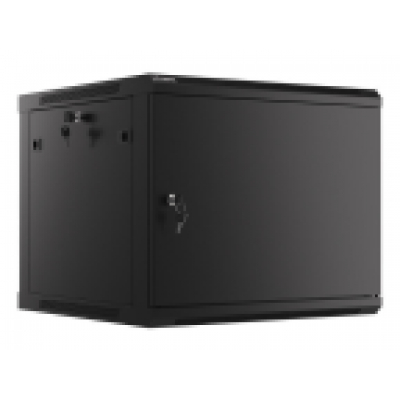 ARMARIO LANBERG MURAL RACK 19 9U/600X600 FLAT PACK AUTOENSAM NEGRO PTA METALICA