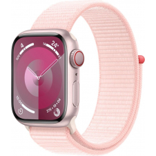 Apple Watch Series 9 41 mm Digital 352 x 430 Pixeles Pantalla táctil 4G Rosa Wifi GPS + Celullar (satélite), Banda Sport Loop