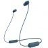Auriculares Inalámbrico Intrauditivos Sony Wi-C100/ Con Micrófono/ Bluetooth/ Azules