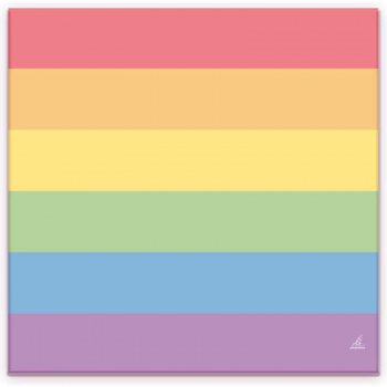 Set 20 Servilletas con Colores Bandera LGBT+