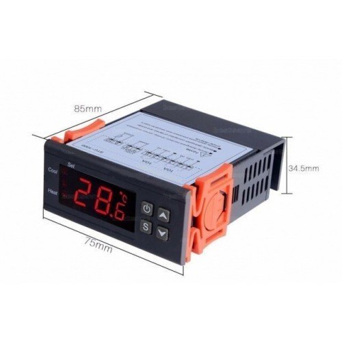 Termostato Digital Controlador Temperatura 100-240Vac