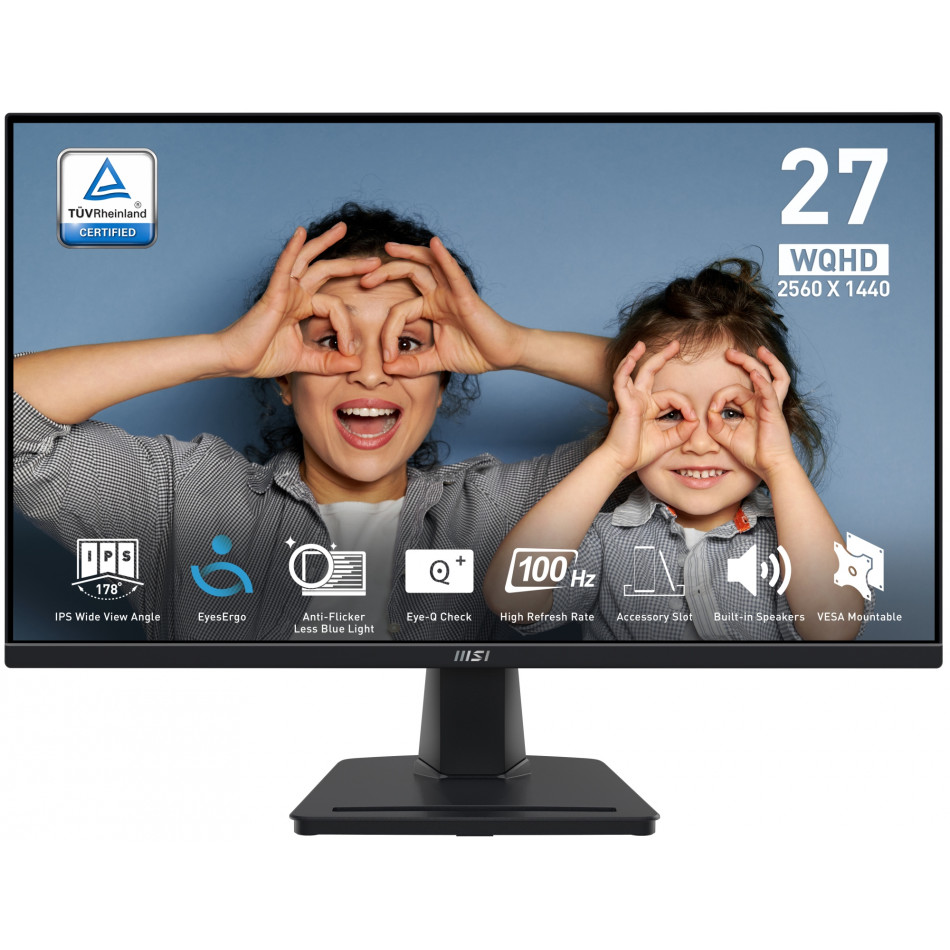 Pro MP275Q pantalla para PC 68,6 cm (27") 2560 x 1440 Pixeles Wide Quad HD LED Negro