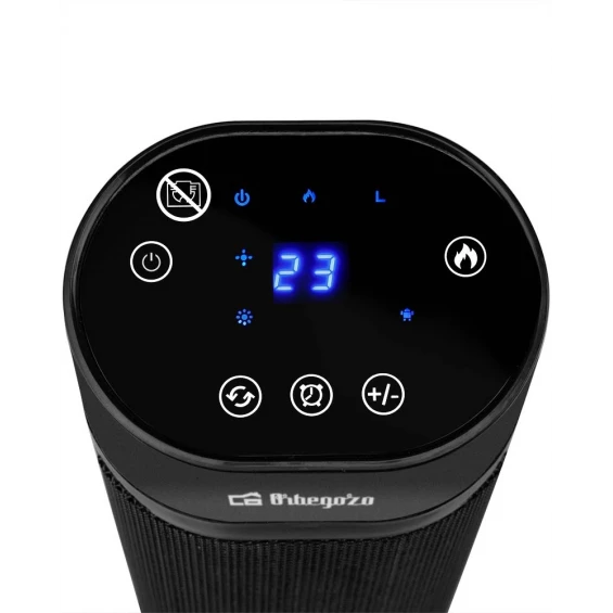 Calefactor cerámico de torre Orbegozo CR 5039, 2.000 W, negro - imagen 2