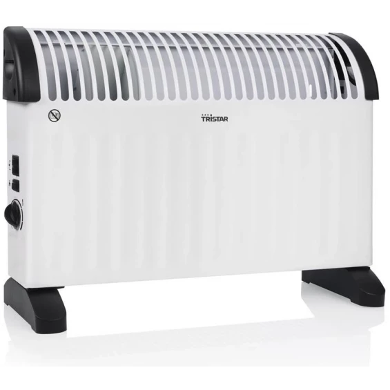 Convector Princess KA-5166, 2.000 W, 3 potencias, turbo, termostato regulable, blanco