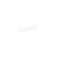 Fellowes 53258 100 Alambres para encuadernado A4 metal blanco