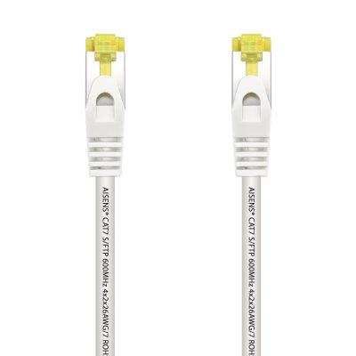 CABLE AISENS DE RED LATIGUILLO RJ45 LSZH CAT.7 600 MHZ SFTP AWG26 BLANCO 2.0M