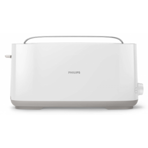 Tostador Philips HD2590/00, 1 ranura larga, 1030W, blanco