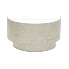 Aplique Doble Smile 1xe27 Cemento Gris 17x30x15 Cm