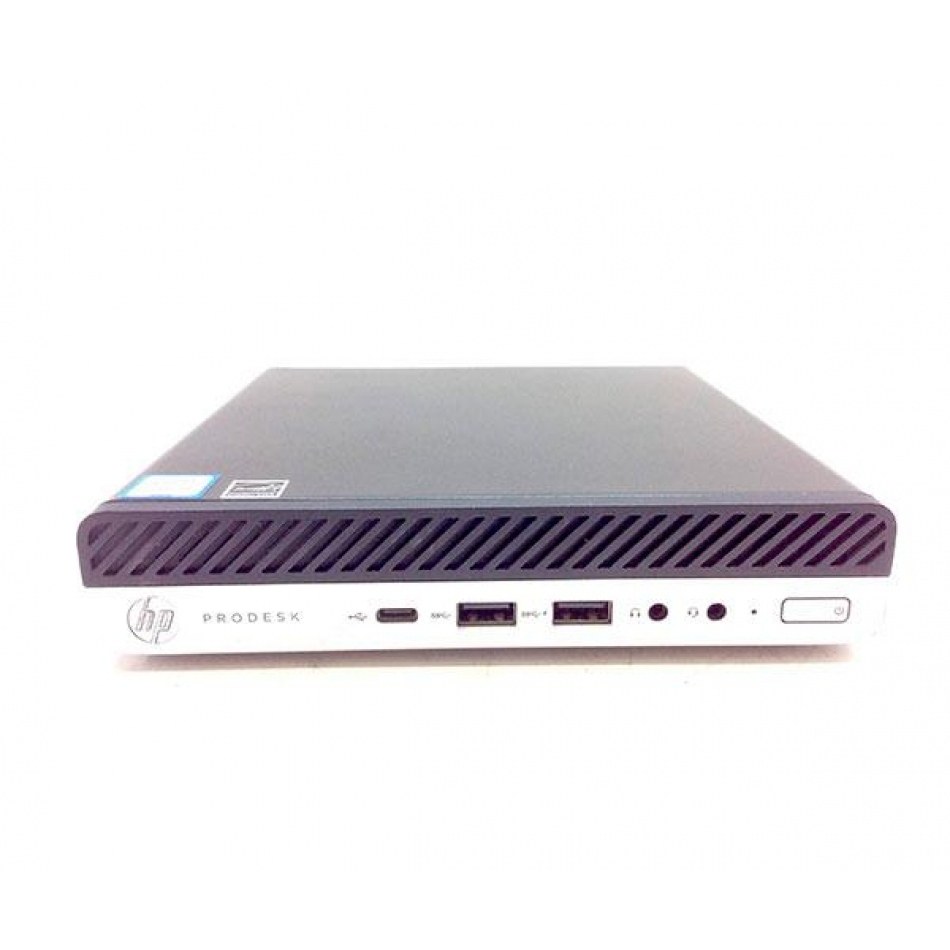 Ordenador Reacondicionado MINI HP 600 g4 / i5-8th / 8Gb / 256Gb SSD M2 / Win10 Pro / Sin cable trebol / Sin VGA / Grado B