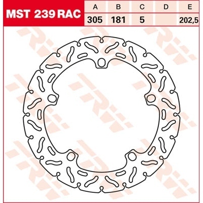 Discos de freno RAC TRW MST239RAC