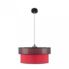 Colgante Felix Negro/rojo 1xe27 Regx50x50 Cm