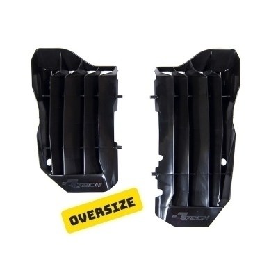 RACETECH Oversized Radiator Louvers Black Honda CRF450R/450RX R-GRCRFNR0017