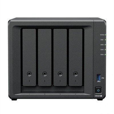 Servidor nas synology ds423+ 2gb 4 bahias raid ethernet gigabit