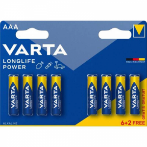 Pila Varta LR03 AAA 6+2 LONG POWER 1 BLISTER