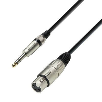 Cable XLR Hembra a JACK 6.3 Macho ST 1m