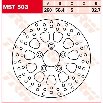 Discos de freno TRW MST503