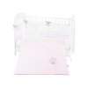 Juego de cama bordado 6 piezas 60/120 Dream Big Rosa