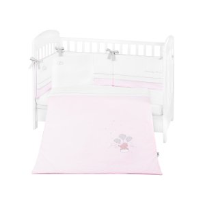 Juego de cama bordado 6 piezas 60/120 Dream Big Rosa
