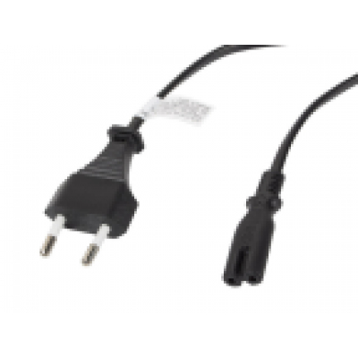 CABLE LANBERG DE ALIMENTACION OCHO CEE 7/16 A IEC320 C7 NEGRO 3M