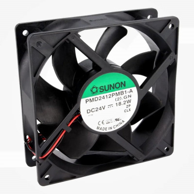 Ventilador DC axiales 24VDC 120x120x38mm 322,8m3/h 54dBA