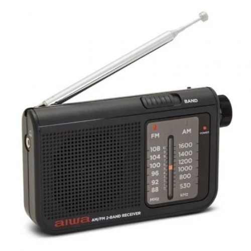 Radio Portátil Aiwa RS-55BK/ Negra