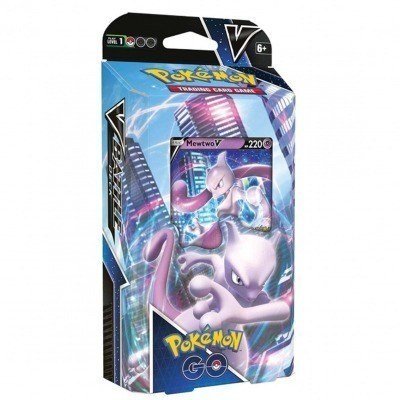 Juego de cartas pokemon tcg pokemon go battle deck mewtwo v inglés