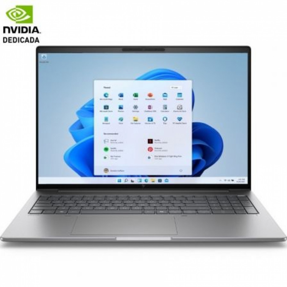 Portátil Workstation HP ZBook 8 G1i Intel Core Ultra 9-285H/ 64GB/ 1TB SSD/ Nvidia RTX 500 Ada/ 16 Táctil/ Win11 Pro