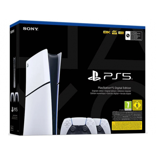 Consola PS5 Slim Digital 1Tb + 2 Dualsense (Chasis D)
