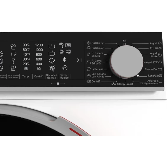 Lavadora Sharp ES-NFL812CWA, 8 kg, 1200 rpm, clase A, blanca - imagen 6