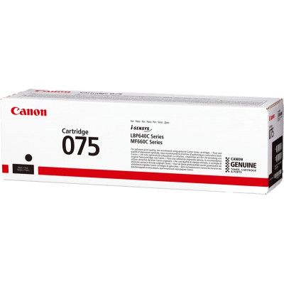 Canon 075 Negro Cartucho de Toner Original - 6365C002